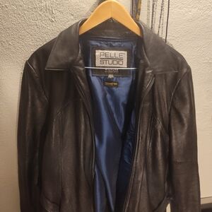Size Large Pelle Studio Wilson Thinsulate Leather Jacket for Women